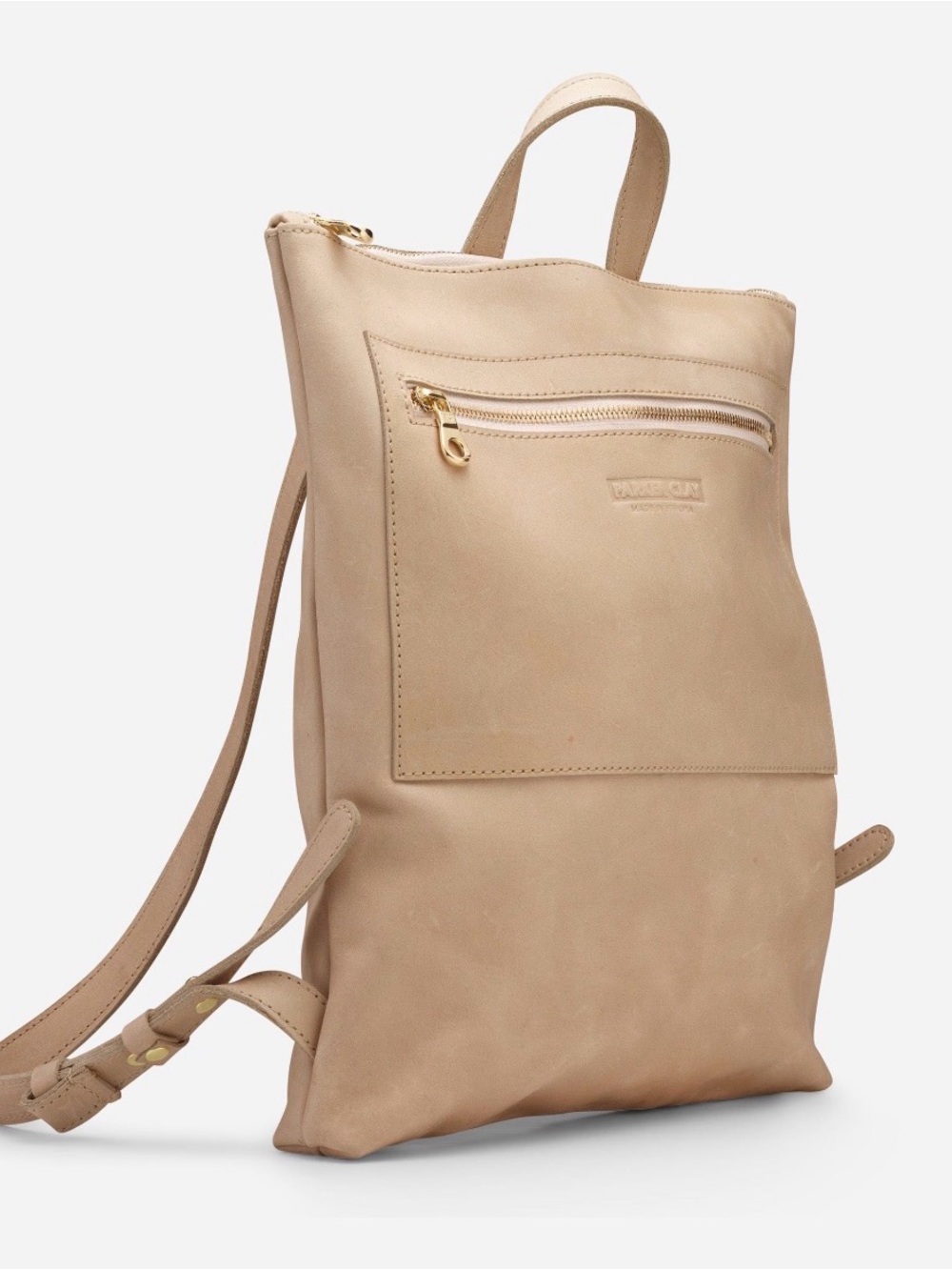 Parker Clay Miramar Leather Backpack - Sand - Picture 3 of 11